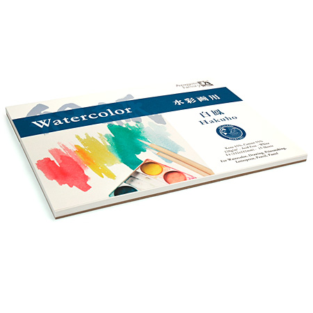Awagami Hakuho Watercolour - watercolour paper pad - 15 sheets 220g/m²