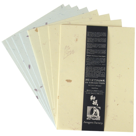 Awagami Pampas - japanese paper 80g/m² - set of 10 sheets 21x29.7cm (A4)