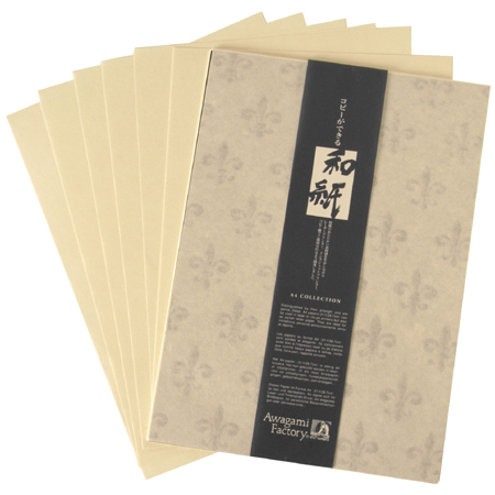 Awagami Sukashi - japanese paper 55g/m² - set of 30 sheets 21x29.7cm (A4) - n.33