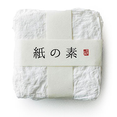 Awagami Dried kozo pulp - 10 sheets 10x10cm