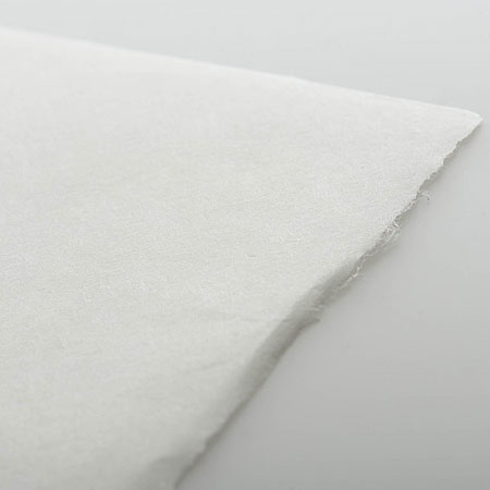 Awagami Kozo Natural Select - papier japonais - feuille 46g/m² - 52x43cm - 4 bords frangés - naturel