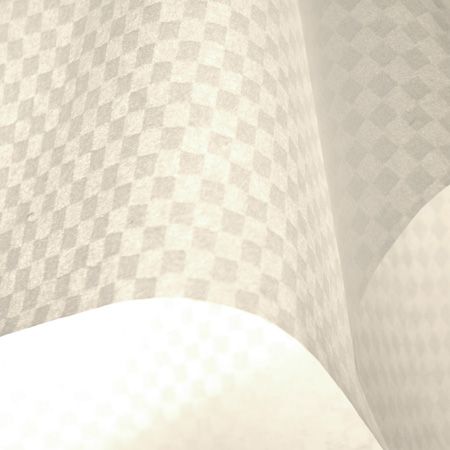 Awagami Shoin - papier japonais - feuille 18g/m² - 94x64cm - bords droits - blanc