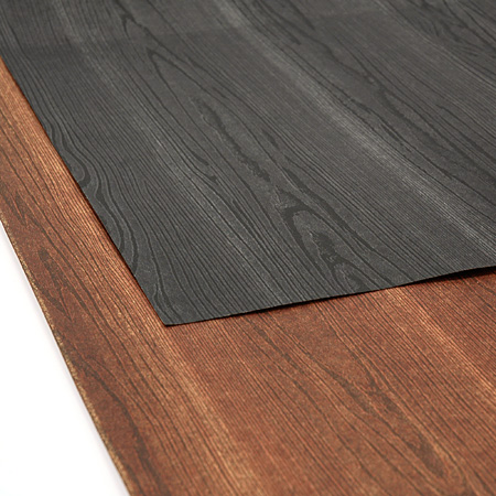 Awagami Wood Veneer - papier japonais - feuille 100g/m² - 80x56cm - 4 bords droits