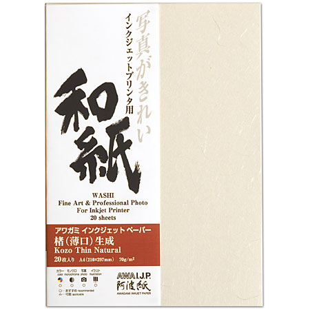 Awagami A.I.J.P. Kozo - papier japonais haute résolution - 70g/m²