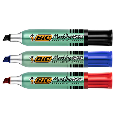 Bic Marking Onyx 1481 - permanent marker - chisel tip (2.7/6.2mm)