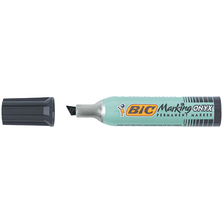 Bic Marking Onyx 1481 - permanent marker - schuine punt (3,5-5,5mm) - zwart