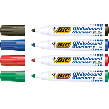 Bic Velleda 1701 - marqueur pour tableau blanc - pointe ronde 1,5mm