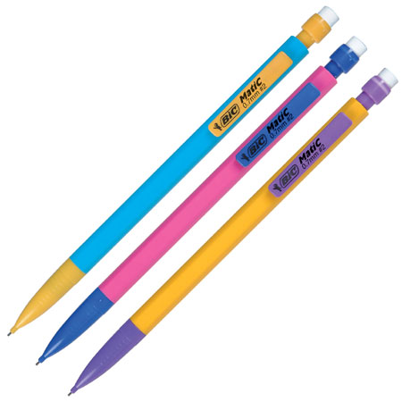 Bic Matic Fun - porte-mine jetable - 0,7mm - 3 mines HB - couleurs assorties