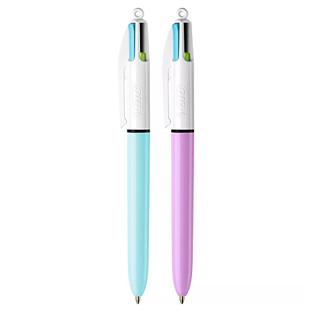 Bic 4Colours Fun - retractable 4-colours ballpoint pen - medium point - assorted colours