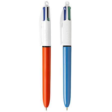 Bic 4Colours - retractable 4-colours ballpoint pen - refillable