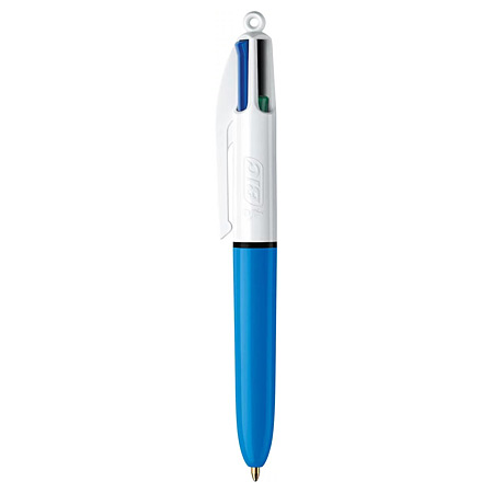 Bic 4Colours Mini - stylo-bille rétractable à 4 couleurs - pointe moyenne