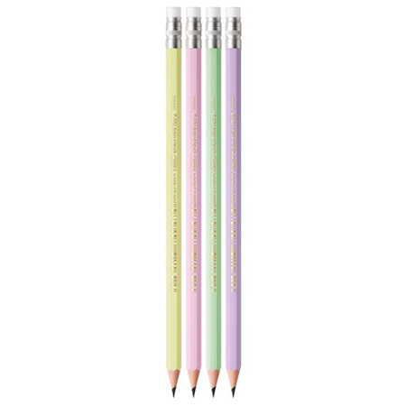 Bic Evolution Pastel - graphite pencil - HB - with eraser