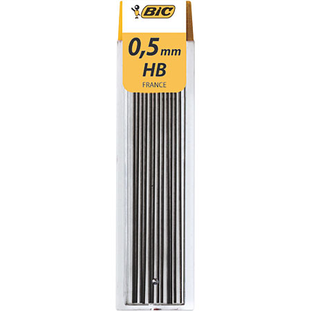 Bic Criterium - case of 12 graphite leads - 0,5mm - HB