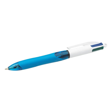 Bic 4Colours Grip - 1 retractable 4-colours ballpoint pen - medium point