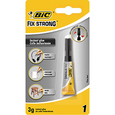 Bic Fix Strong - colle instantanée - tube 3g