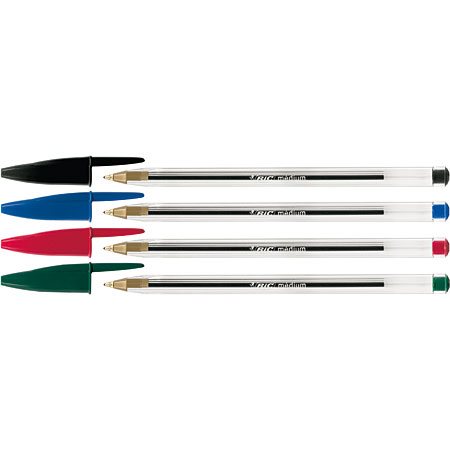 Bic Cristal Original - stylo-bille rechargeable - pointe moyenne