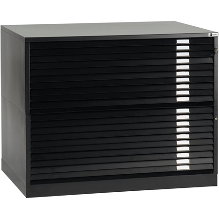 Bieffe BF Line AL10 - filing cabinet - metal sheet - 98,5x141cm (for A0 size) - white