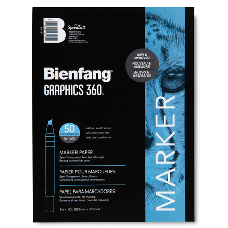 Bienfang Graphics 360 - markers pad - 50 sheets 60g/m²