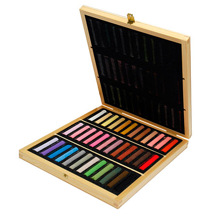 Blockx Wooden box - assorted soft pastels