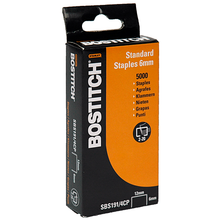 Bostitch SBS19-6 - doosje van 5000 nieten voor B2000-B400-B600-B440LR