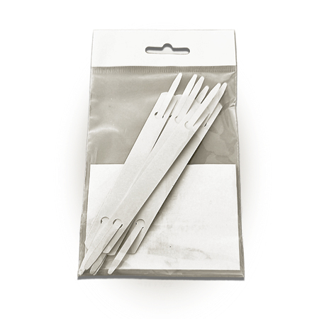 Bronyl sachet de 6 fixe-documents adhésifs - 150mm - blanc