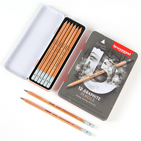 Bruynzeel Creative Expression - tin - assorted graphite pencils