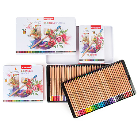 Bruynzeel Creative Expression - tin - assorted colour pencils