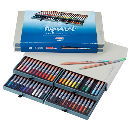 Bruynzeel Design Aquarel - coffret en carton - assortiment de crayons aquarellables