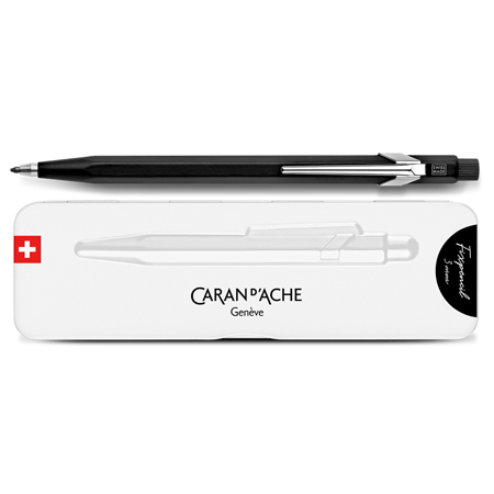 Caran d'Ache Fixpencil - mechanical pencil with sharpener - tin box - 3mm - black