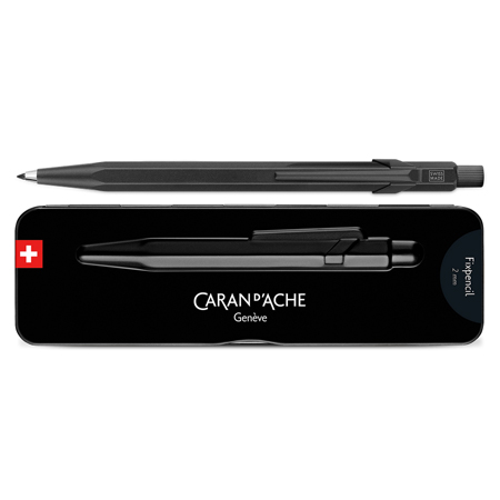Caran d'Ache Fixpencil - mechanical pencil with sharpener - tin box - 2mm