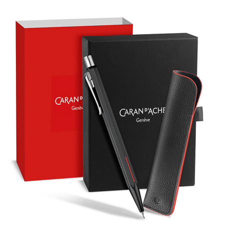Caran d'Ache Ecridor Racing - giftbox - mechanical pencil 0.7mm & leather case