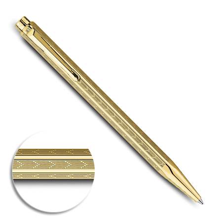 Caran d'Ache Ecridor Chevron - ballpoint pen - golden