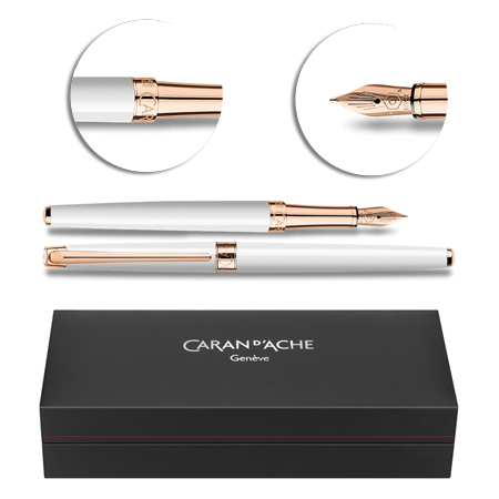 Caran d'Ache Léman Slim - fountain pen - cardboard case - fine