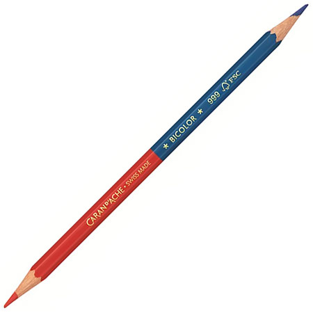 Caran d'Ache Bicolor pencil blue/red
