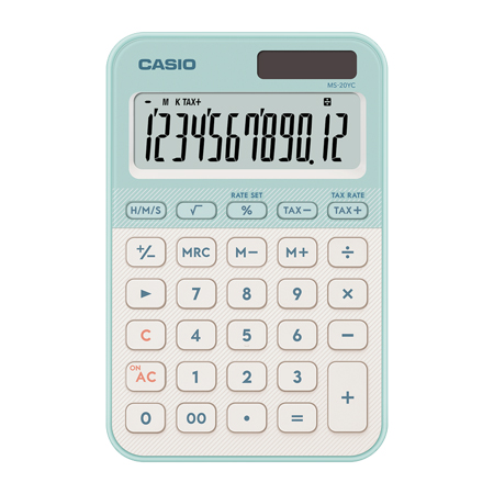 Casio MS-20YC - kantoor rekenmachine - solar