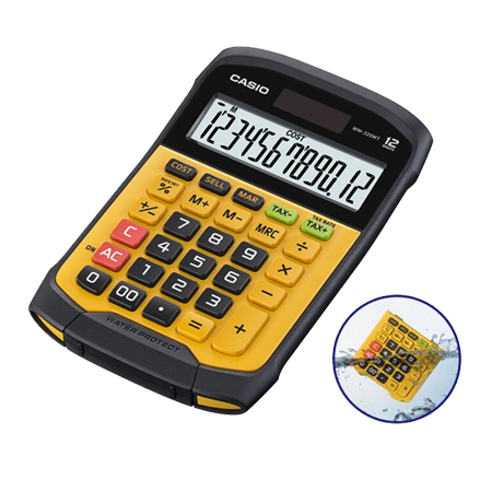 Casio WM-320MT - desktop calculator - detachable keyboard - water resistant