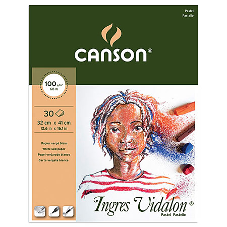 Canson Ingres Vidalon - tekenblok - 30 vellen 100gr/m²