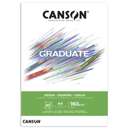 Canson Graduate - tekenblok - 30 vellen 160gr/m²