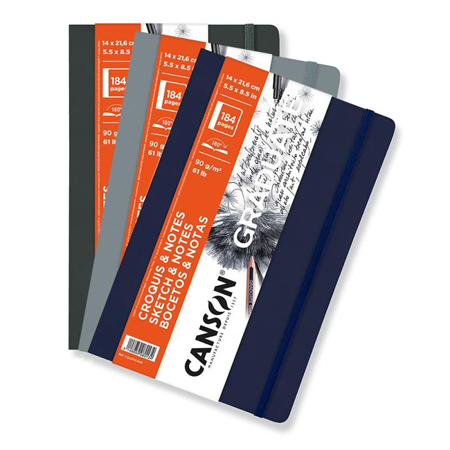 Canson Graduate Sketch & Notes - softcover notebook - 90 sheets 90g/m²