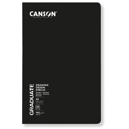 Canson Graduate Drawing - stapled drawing book - 20 sheets 140g/m²
