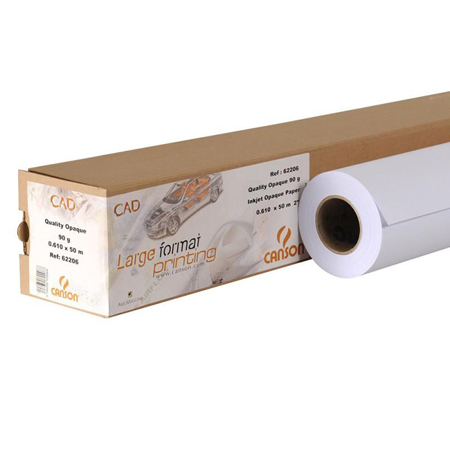 Canson CAD - premium printing paper - 90g/m² roll - 0.610 x 50m