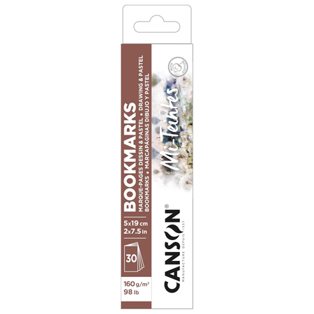 Canson Mi-Teintes - bookmarks - 30 sheets 160g/m² - 5x19cm