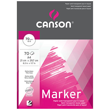 Canson Marker Layout - Layout pad 70 sheets - 70g/m²