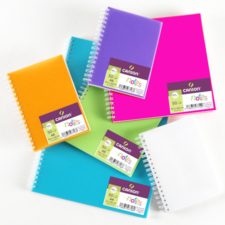Canson Notes - notebook - 50 sheets 120g/m² - 18.5x18.5cm - random colours