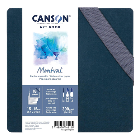 Canson Art book Montval - accordion book - watercolour paper 300g/m² - 18 pages - cold pressed