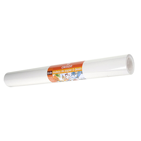 Canson Dessin blanc - papier dessin 90g/m² - rouleau 0,5x5m