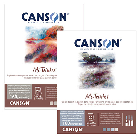 Canson Mi-Teintes - pastel paper pad - 20 sheets 160g/m²