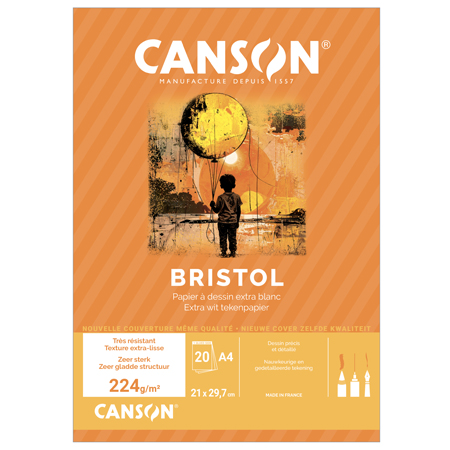 Canson Teken Bristol - tekenblok - 224gr/m²