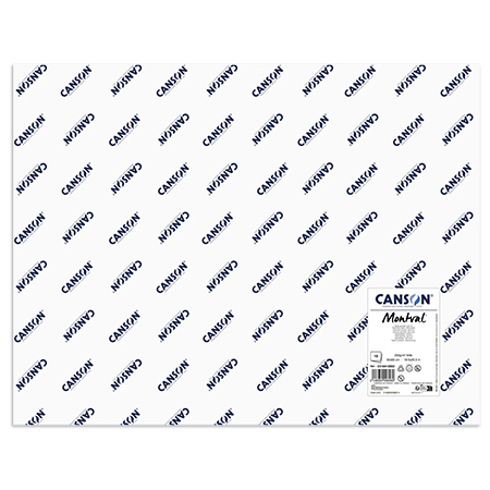Canson Montval - aquarelpapier 300gr/m² - pakje 10 vellen - 50x65cm - fijne korrel