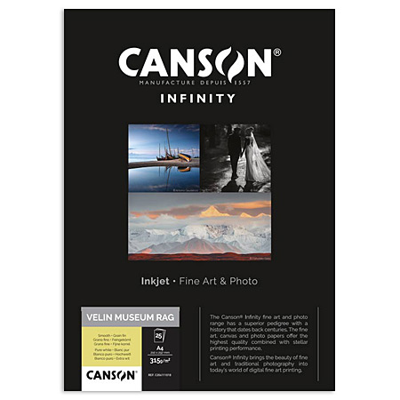 Canson Infinity Velin Museum Rag - papier d'impression digitale - 100% coton